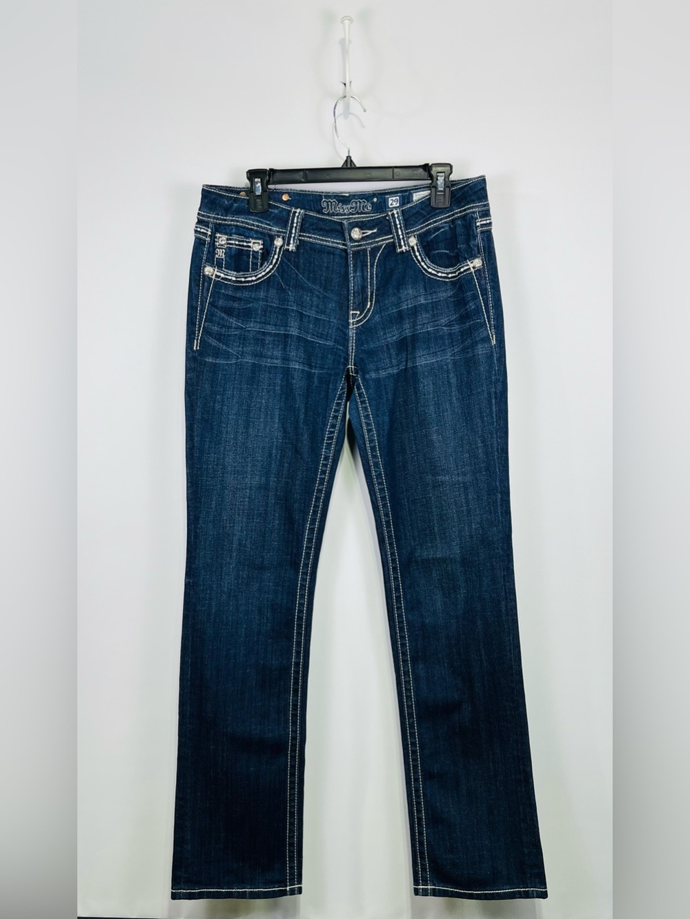 Miss Me Easy Straight Leg Mid-Rise Jeans Women’s Size 29 Inseam 33”